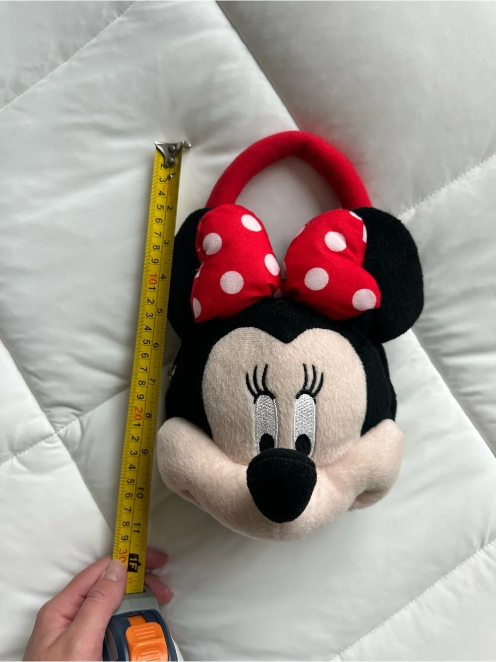 Minnie Mouse Plush Handbag – Red Bow